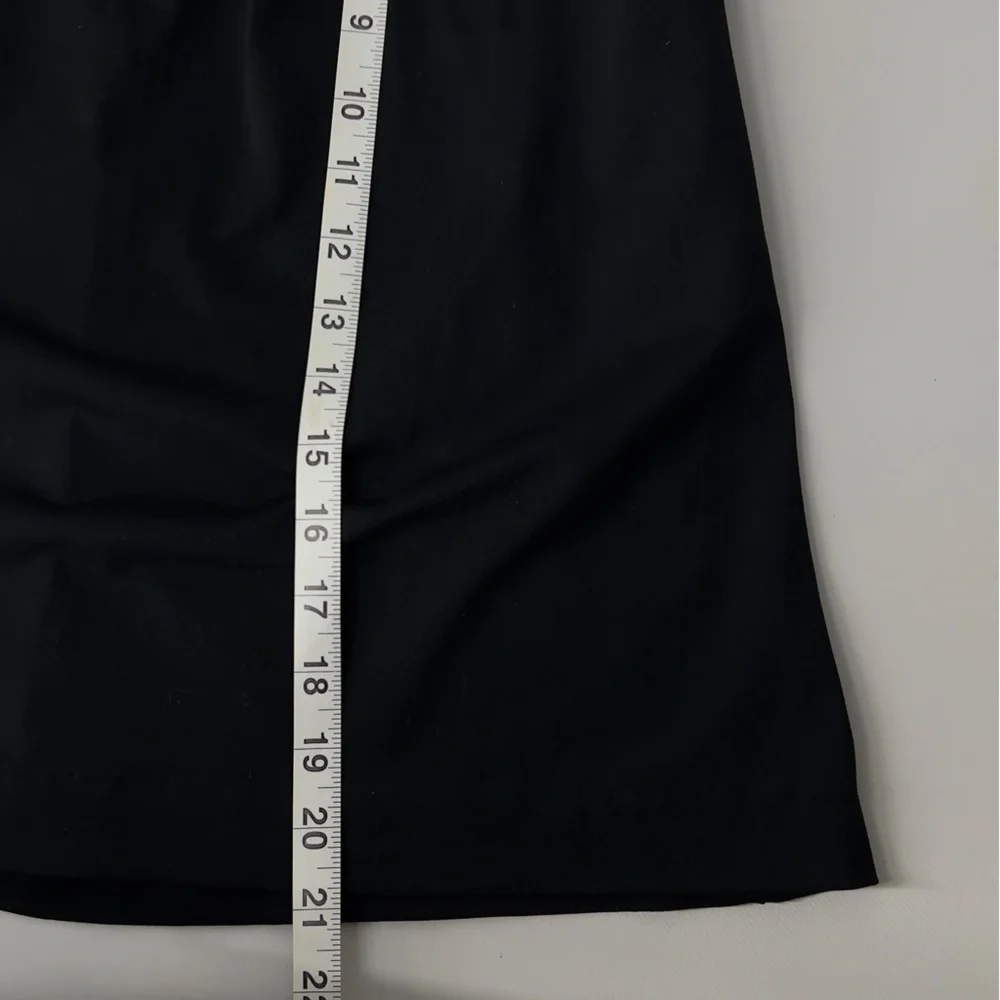 Cynthia Rowley Women’s XS Black Liw Scoop Neck Fitted Waist Mini Flare dress - Picture 8 of 14